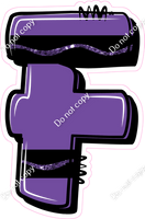 Crayon Purple 23" Individuals