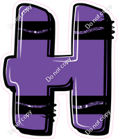 Crayon Purple 23" Individuals
