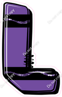 Crayon Purple 23" Individuals