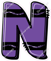 Crayon Purple 23" Individuals