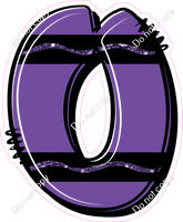 Crayon Purple 23" Individuals