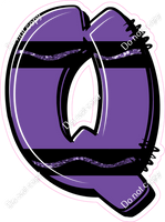 Crayon Purple 23" Individuals