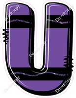 Crayon Purple 23" Individuals