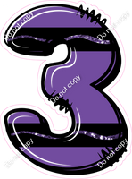 Crayon Purple 23" Individuals
