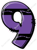 Crayon Purple 23" Individuals