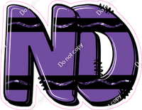 Crayon Purple 23" Individuals