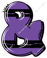 Crayon Purple 23" Individuals