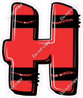 Crayon Red 23" Individuals