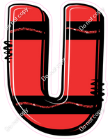 Crayon Red 23" Individuals