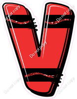 Crayon Red 23" Individuals
