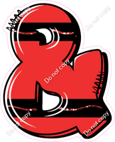 Crayon Red 23" Individuals