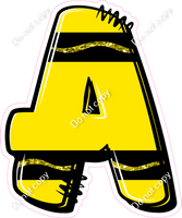 Crayon Yellow 23" Individuals