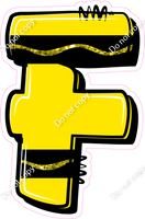 Crayon Yellow 23" Individuals