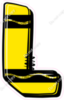 Crayon Yellow 23" Individuals