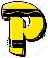 Crayon Yellow 23" Individuals