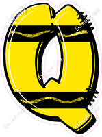Crayon Yellow 23" Individuals