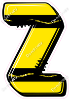 Crayon Yellow 23" Individuals