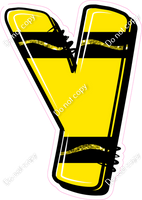 Crayon Yellow 23" Individuals