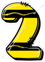 Crayon Yellow 23" Individuals
