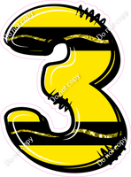 Crayon Yellow 30" Individuals