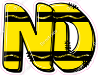 Crayon Yellow 23" Individuals