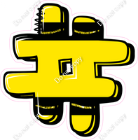 Crayon Yellow 23" Individuals