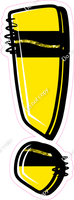 Crayon Yellow 23" Individuals