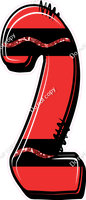Crayon Red 47" Individuals