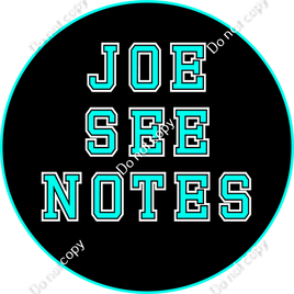 Joe See Notes
