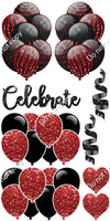 9 pc Celebrate Set - Black & Color