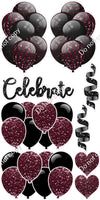 9 pc Celebrate Set - Black & Color