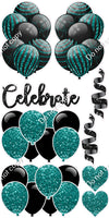 9 pc Celebrate Set - Black & Color