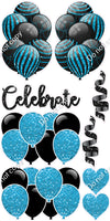 9 pc Celebrate Set - Black & Color