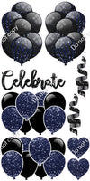 9 pc Celebrate Set - Black & Color