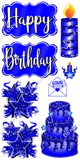 8 pc Quick Sets #1 - Flat Blue