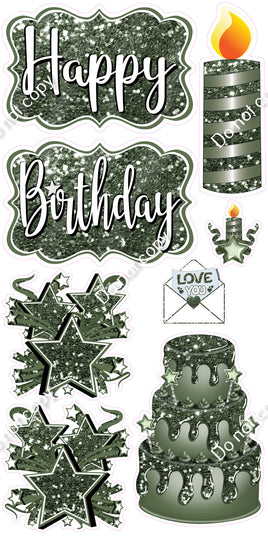 8 pc Quick Sets #1 - Sparkle Sage