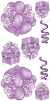 8 pc Bokeh - Balloon Cluster & Present Sets