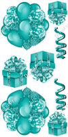 8 pc Bokeh - Balloon Cluster & Present Sets