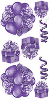 8 pc Bokeh - Balloon Cluster & Present Sets