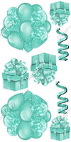 8 pc Bokeh - Balloon Cluster & Present Sets