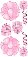 8 pc Sparkle - Balloon Cluster & Present Sets