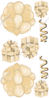 8 pc Sparkle - Balloon Cluster & Present Sets