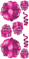 8 pc Sparkle - Balloon Cluster & Present Sets