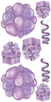 8 pc Sparkle - Balloon Cluster & Present Sets