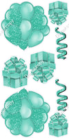 8 pc Sparkle - Balloon Cluster & Present Sets