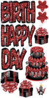 Multi Color - 10 pc Happy Birthday