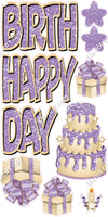 Multi Color - 10 pc Happy Birthday
