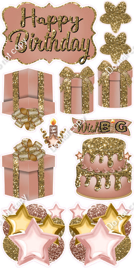 12 pc Quick Sets #2 - Rose Gold & Gold