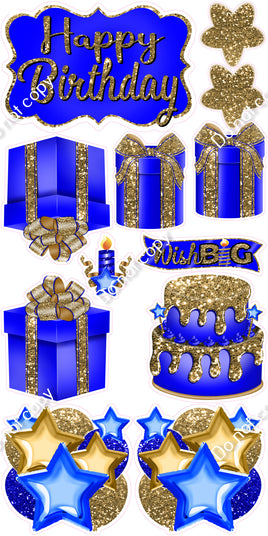 12 pc Quick Sets #2 - Blue & Gold