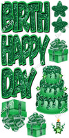 Single Color - 10 pc Happy Birthday